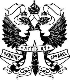 A ATTIC NY GENUINE APPAREL