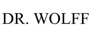 DR. WOLFF