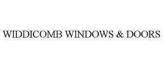 WIDDICOMB WINDOWS & DOORS