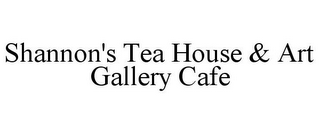 SHANNON'S TEA HOUSE & ART GALLERY CAFE