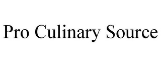 PRO CULINARY SOURCE