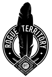 ROGUE TERRITORY HANDMADE DENIM GOODS LOS ANGELES CALIFORNIA THIS SYMBOL RGT SIGNIFIES QUALITY