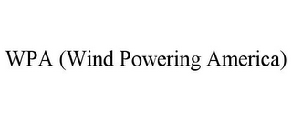 WPA (WIND POWERING AMERICA)