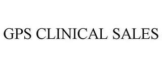 GPS CLINICAL SALES