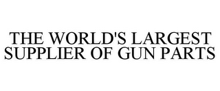 THE WORLD'S LARGEST SUPPLIER OF GUN PARTS