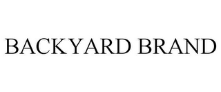 BACKYARD BRAND