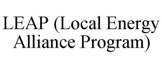 LEAP (LOCAL ENERGY ALLIANCE PROGRAM)