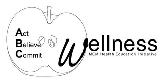 ACT BELIEVE COMMIT WELLNESS MEM HEALTH EDUCATION INITIATIVE