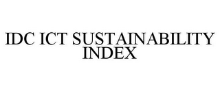 IDC ICT SUSTAINABILITY INDEX