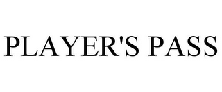 PLAYER'S PASS