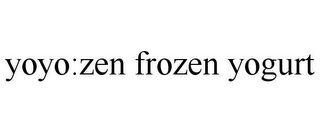 YOYO:ZEN FROZEN YOGURT