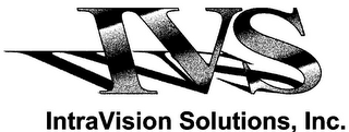 IVS IVS INTRAVISION SOLUTIONS, INC.