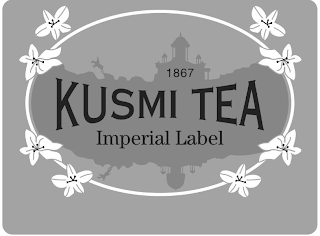 1867 KUSMI TEA IMPERIAL LABEL