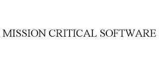 MISSION CRITICAL SOFTWARE