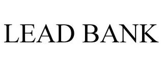 LEAD BANK