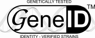 GENETICALLY TESTED GENE ID IDENTITY - VERIFIED STRAINS