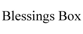 BLESSINGS BOX
