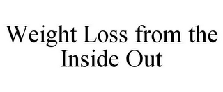 WEIGHT LOSS FROM THE INSIDE OUT