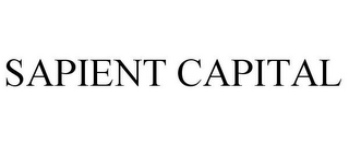 SAPIENT CAPITAL