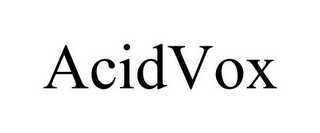 ACIDVOX