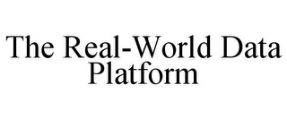 THE REAL-WORLD DATA PLATFORM