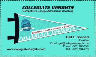 COLLEGIATE INSIGHTS COMPETITIVE COLLEGE ADMISSIONS COACHING