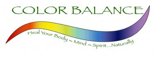 COLOR BALANCE HEAL YOUR BODY ~ MIND ~ SPIRIT...NATURALLY