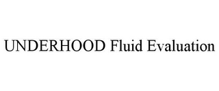 UNDERHOOD FLUID EVALUATION