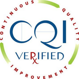 CQI VERIFIED CONTINUOUS QUALITY IMPROVEMENT