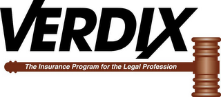 VERDIX THE INSURANCE PROGRAM FOR THE LEGAL PROFESSION