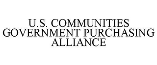 U.S. COMMUNITIES GOVERNMENT PURCHASING ALLIANCE