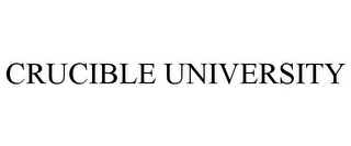 CRUCIBLE UNIVERSITY