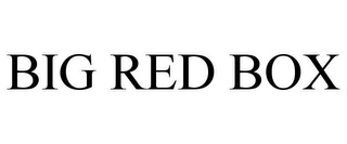 BIG RED BOX