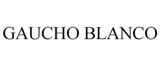 GAUCHO BLANCO