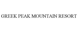 GREEK PEAK MOUNTAIN RESORT