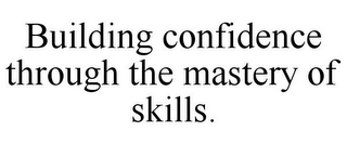 BUILDING CONFIDENCE THROUGH THE MASTERY OF SKILLS.