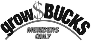 GROW$BUCKS MEMBERS ONLY