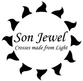 SON JEWEL CROSSES MADE FROM LIGHT