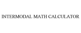 INTERMODAL MATH CALCULATOR