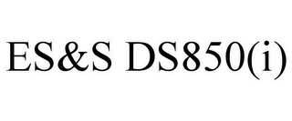 ES&S DS850(I)