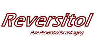 REVERSITOL PURE RESVERATROL FOR ANTI AGING