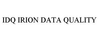 IDQ IRION DATA QUALITY