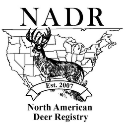 NADR EST. 2007 NORTH AMERICAN DEER REGISTRY