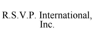 R.S.V.P. INTERNATIONAL, INC.