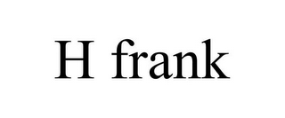 H FRANK