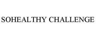 SOHEALTHY CHALLENGE