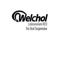 WELCHOL (COLESEVELAM HCL) FOR ORAL SUSPENSION