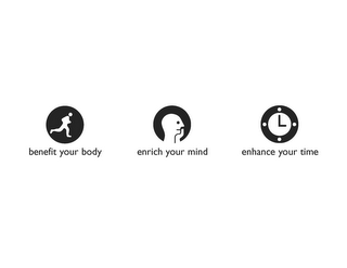 BENEFIT YOUR BODY ENRICH YOUR MIND ENHANCE YOUR TIME