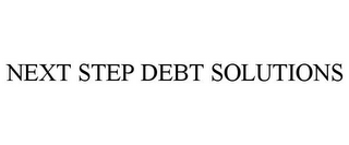 NEXT STEP DEBT SOLUTIONS