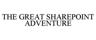 THE GREAT SHAREPOINT ADVENTURE